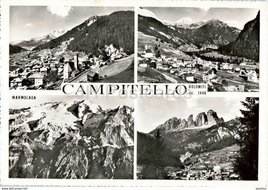 Campitello - Val di Fassa - Marmolada - Italy - used - JH Postcards