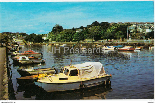 Kingsbridge - The Quay - boat - PLX1381 - 1985 - United Kingdom - England - used - JH Postcards