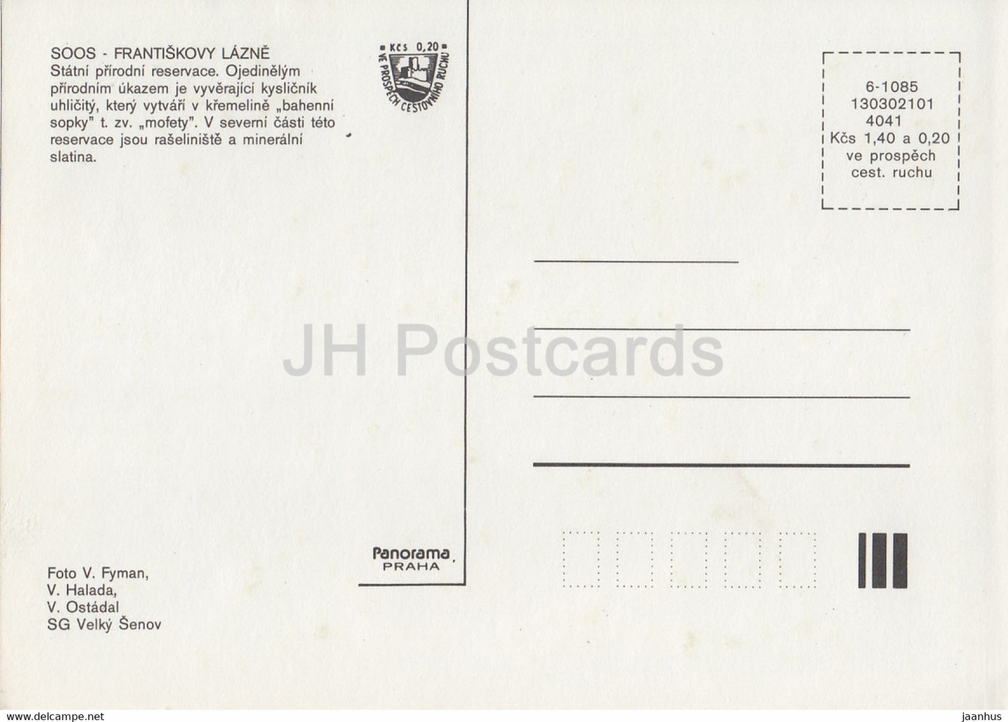 Soos - Frantiskovy Lazne - swamp - multiviews - Czechoslovakia - Czech Republic - unused