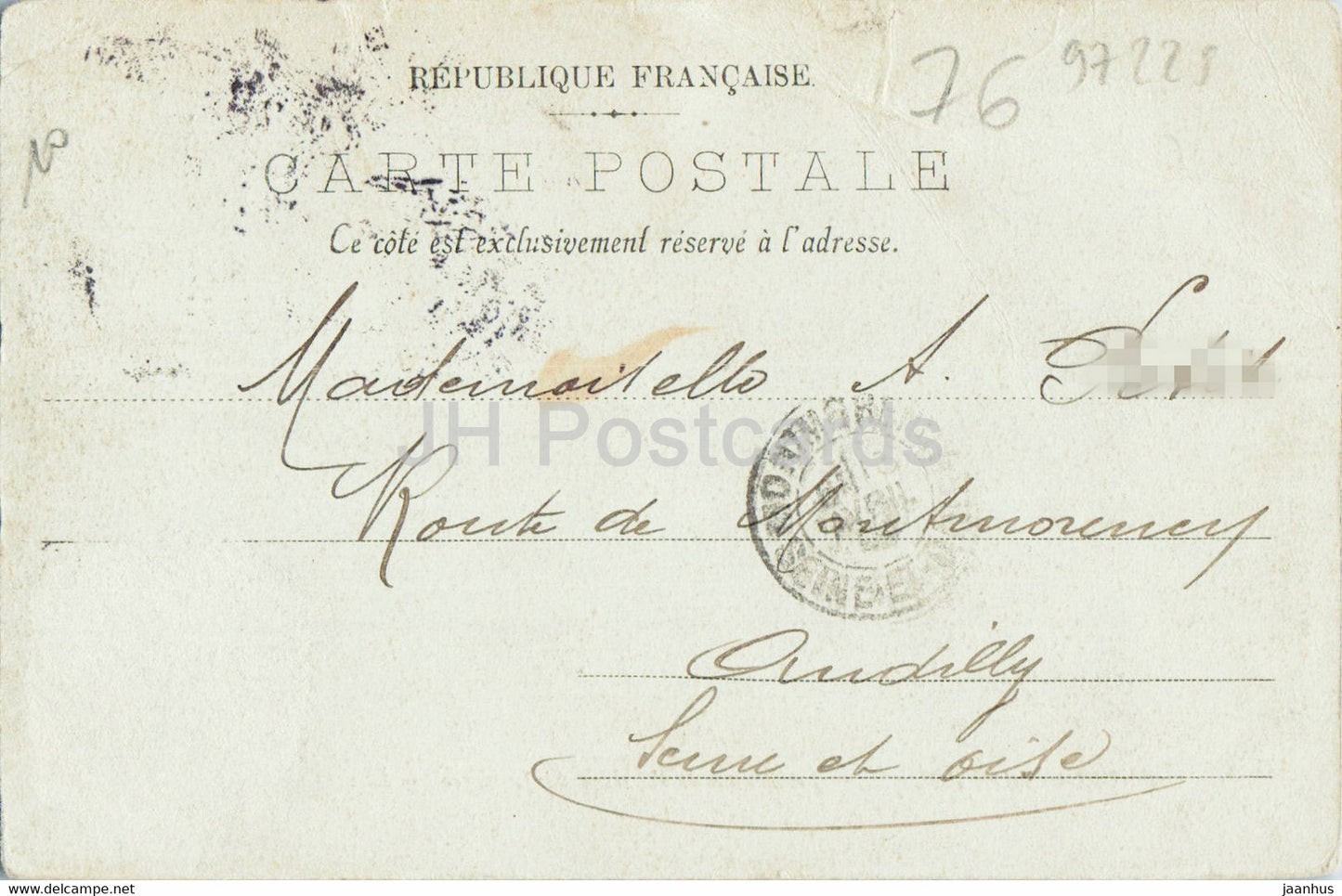 Environs de Rouen - Les Ruines de l'Abbaye de Jumieges - 125 - alte Postkarte - 1904 - Frankreich - gebraucht