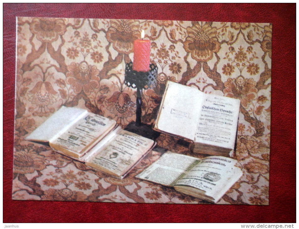 Early Grammars - Estonian Printed Book - 1975 - Estonia USSR - unused - JH Postcards