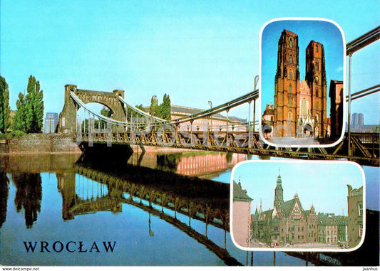 Wroclaw - Most Grunwaldzki - Grunwaldzki Bridge - Poland - unused - JH Postcards