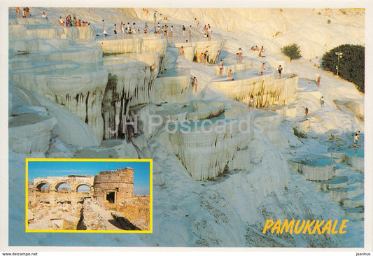 Pamukkale - The Roman Triumphal Arch - The Travertines - Turkey - unused - JH Postcards
