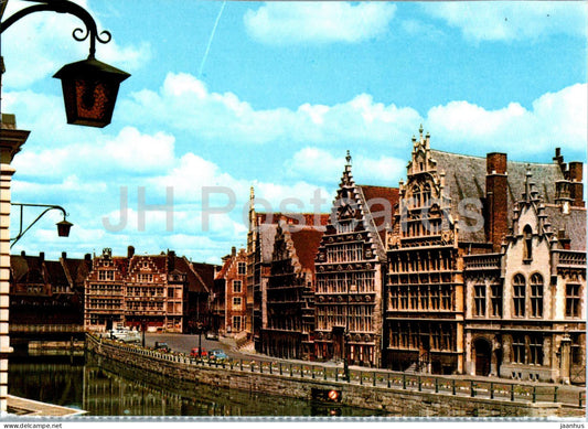 Gent - Quai aux Herbes - Belgium - unused - JH Postcards
