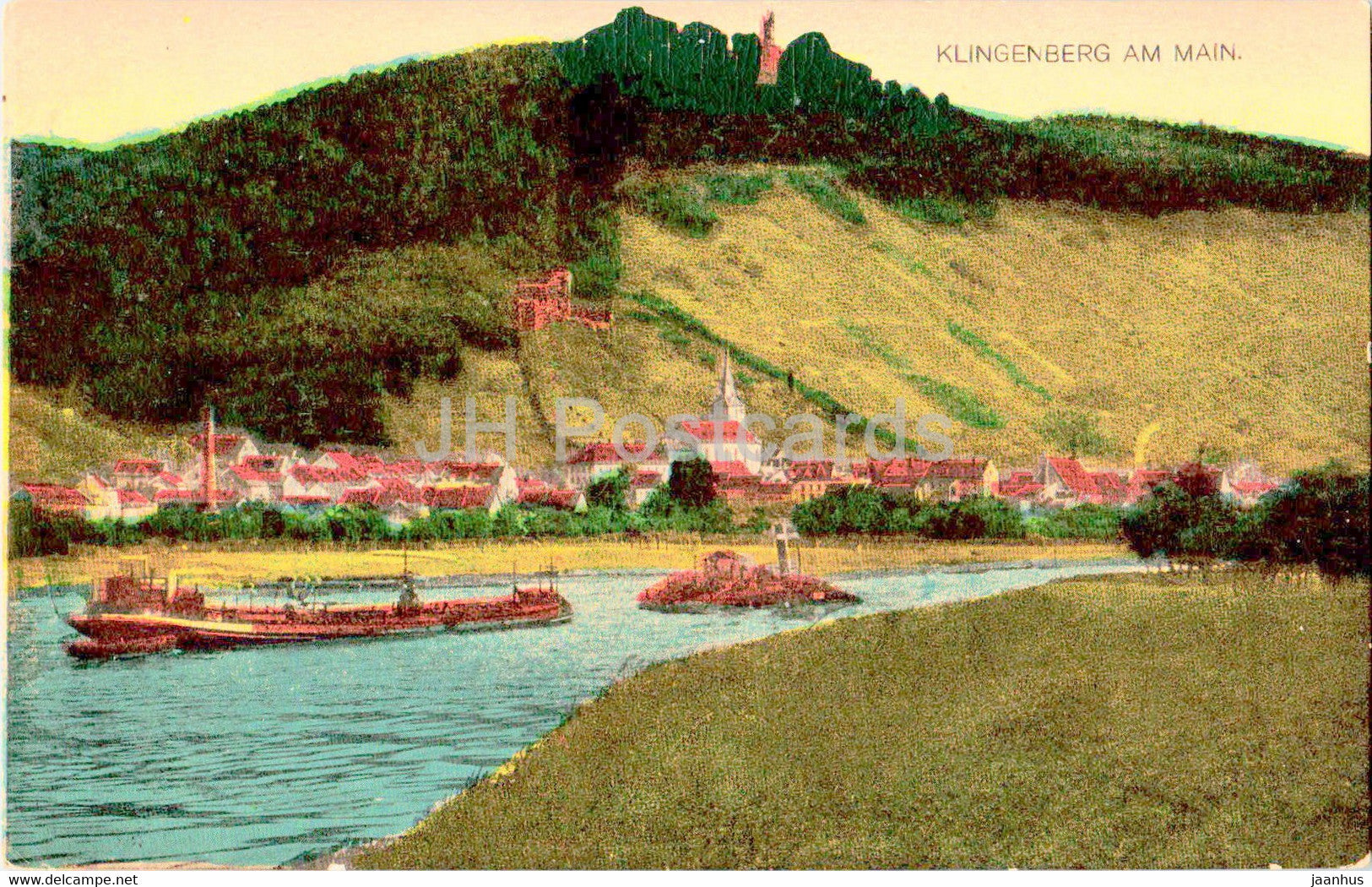 Klingenberg am Main - old postcard - 1920 - Germany - used - JH Postcards