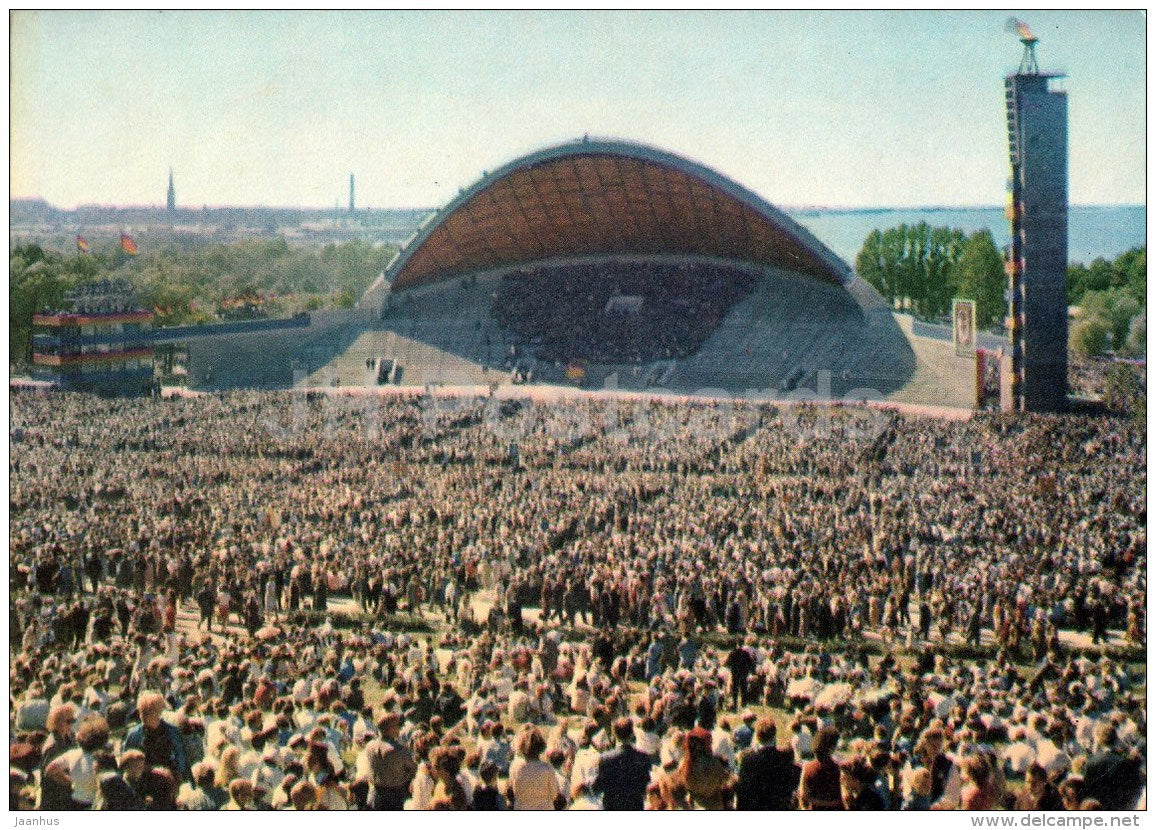 The Estonian Republican Song Festival - Tallinn - Estonia USSR - unused - JH Postcards