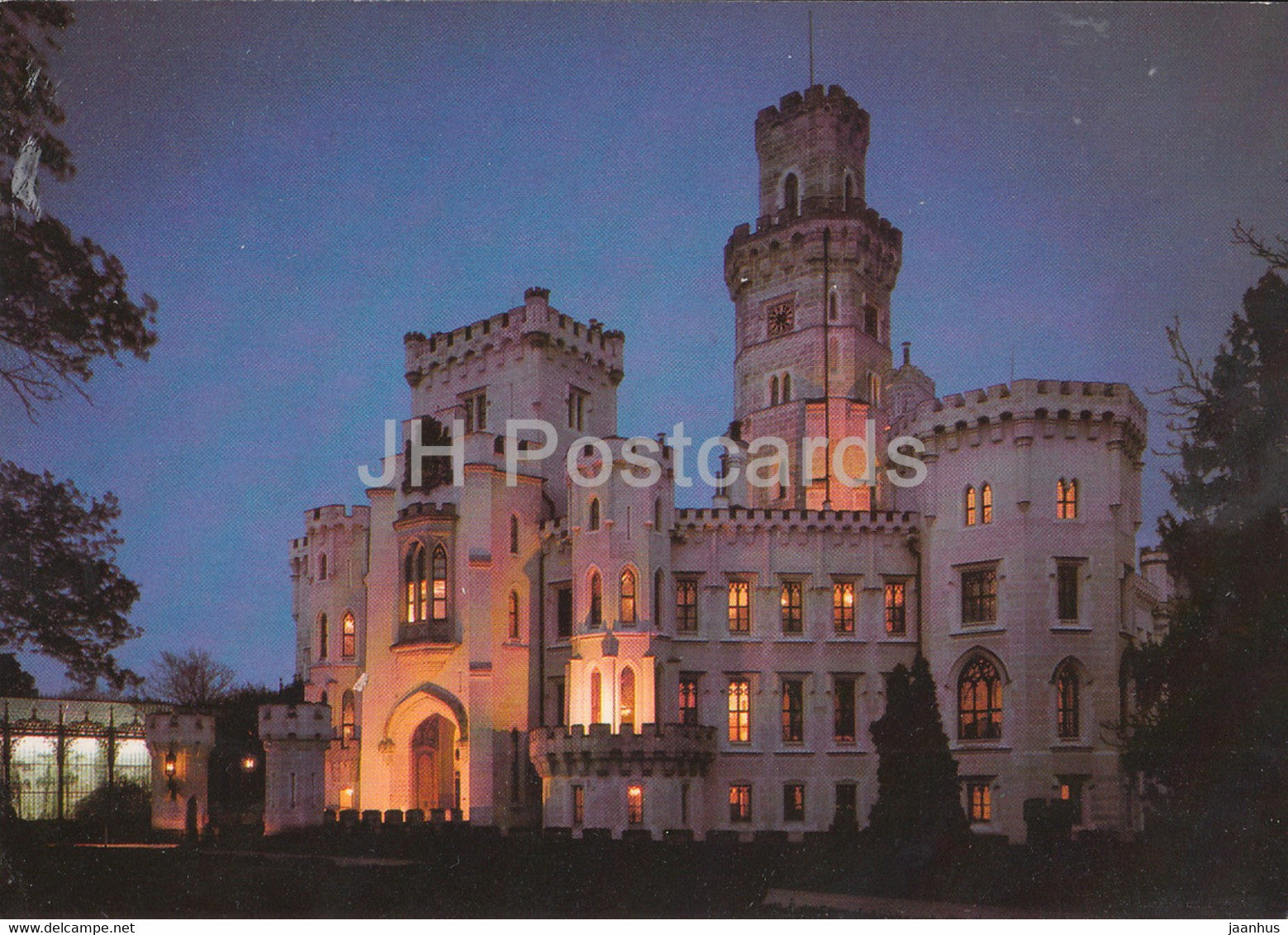 Hluboka nad Vltavou zamek - castle - 1993 - Czechoslovakia - Czech Republic - used - JH Postcards