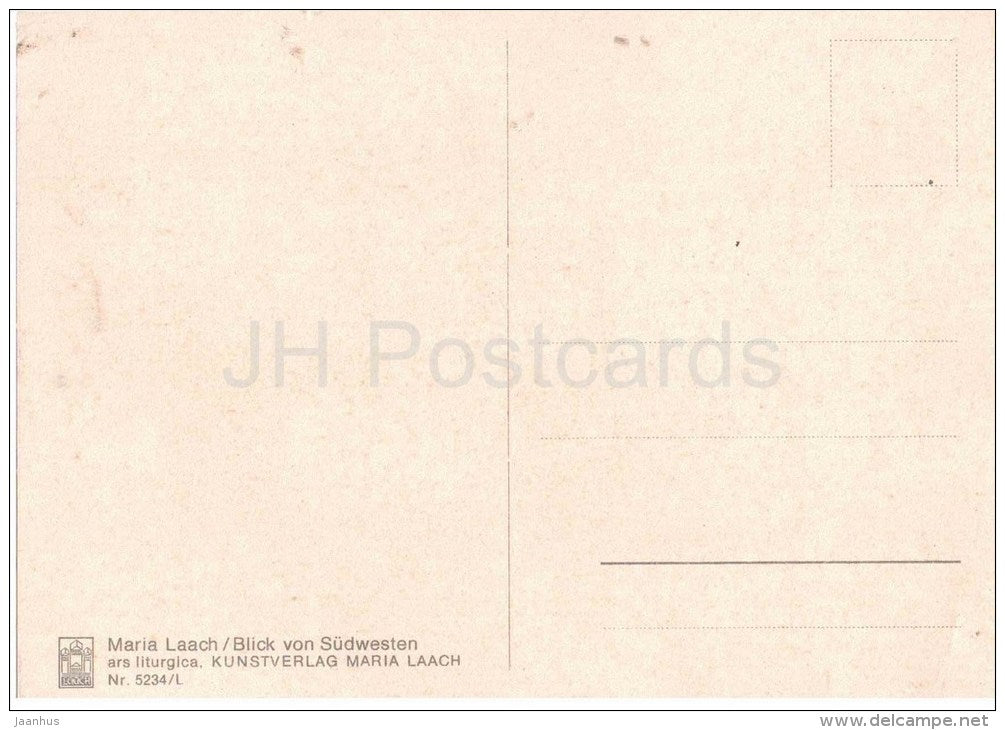 Kloster Maria Laach - Blick von Südwesten - 5234 - Germany - nicht gelaufen - JH Postcards