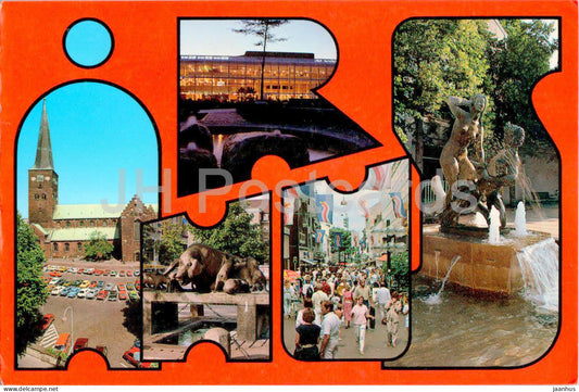 Arhus - Aarhus - Views of Arhus - multiview - 2007-13 - 1987 - Denmark - used - JH Postcards