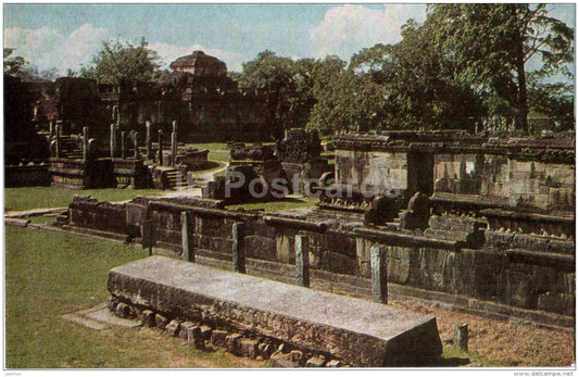 Polonnaruwa ruins of ancient castles and temples - 1967 - Sri Lanka - Ceylon - unused - JH Postcards
