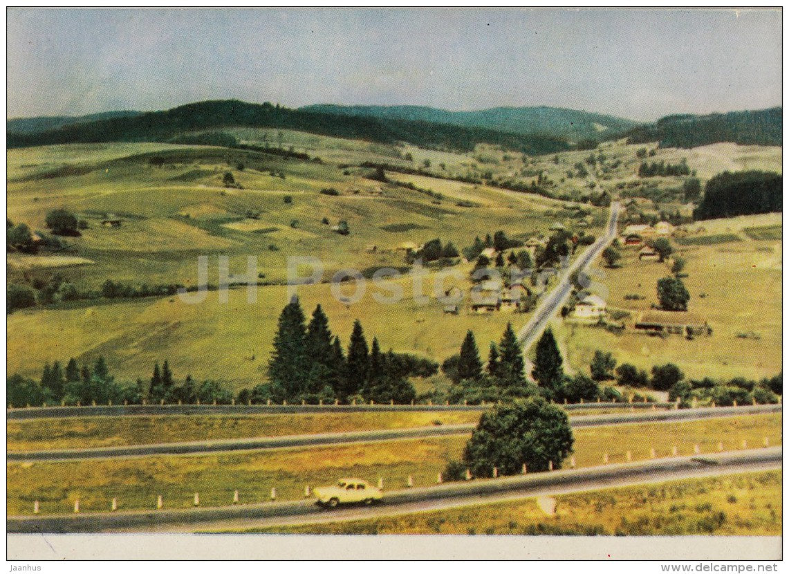 Carpathians - mountain - 1962 - Ukraine USSR - unused - JH Postcards