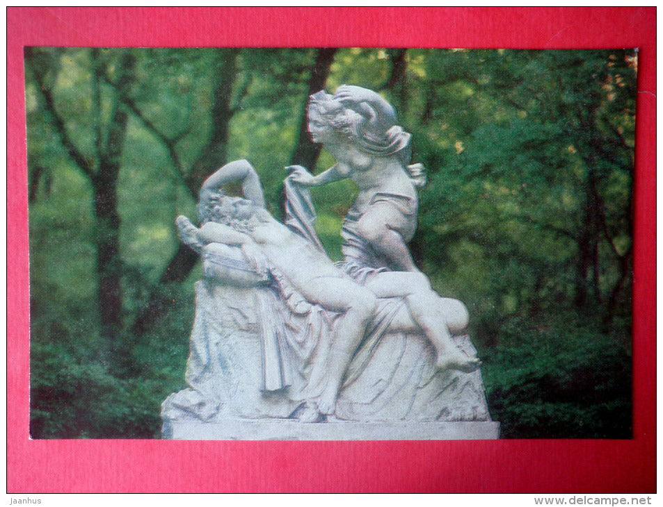 Eros and Psyche - The Summer Gardens - St. Petersburg - Leningrad - 1980 - Russia USSR - unused - JH Postcards