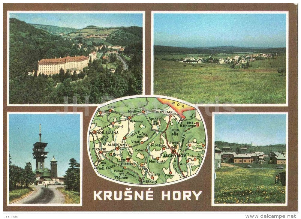 Krusne Hory - Jachymov - Bozi dar - Marianska - Czechoslovakia - Czech - unused - JH Postcards