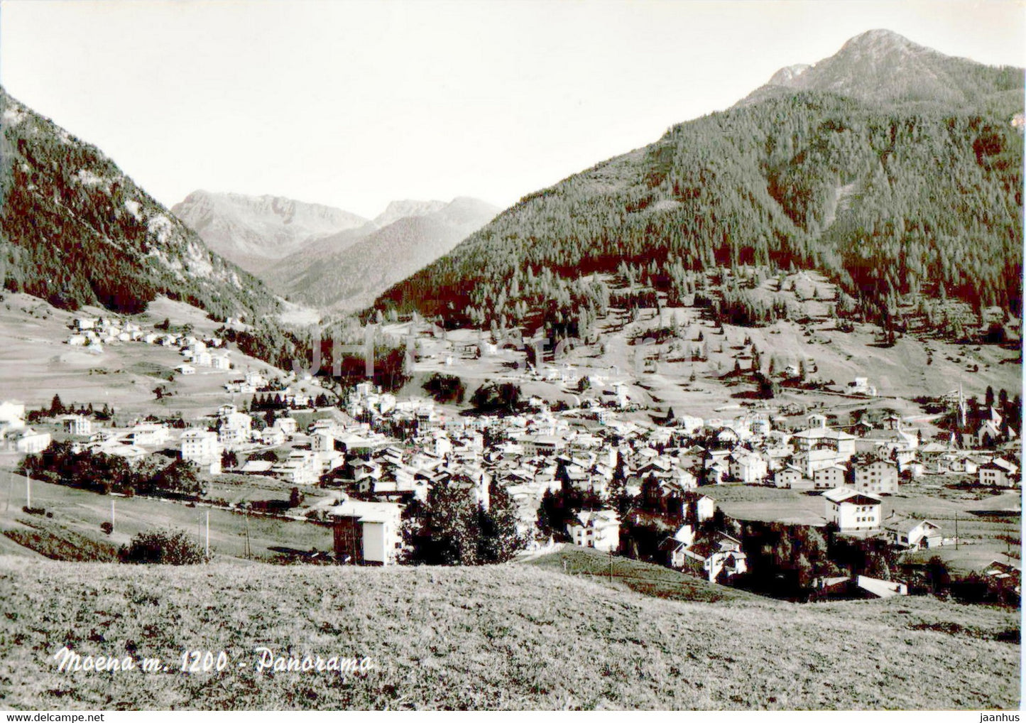 Moena 1200 m - Panorama - 1966 - Italy - used - JH Postcards