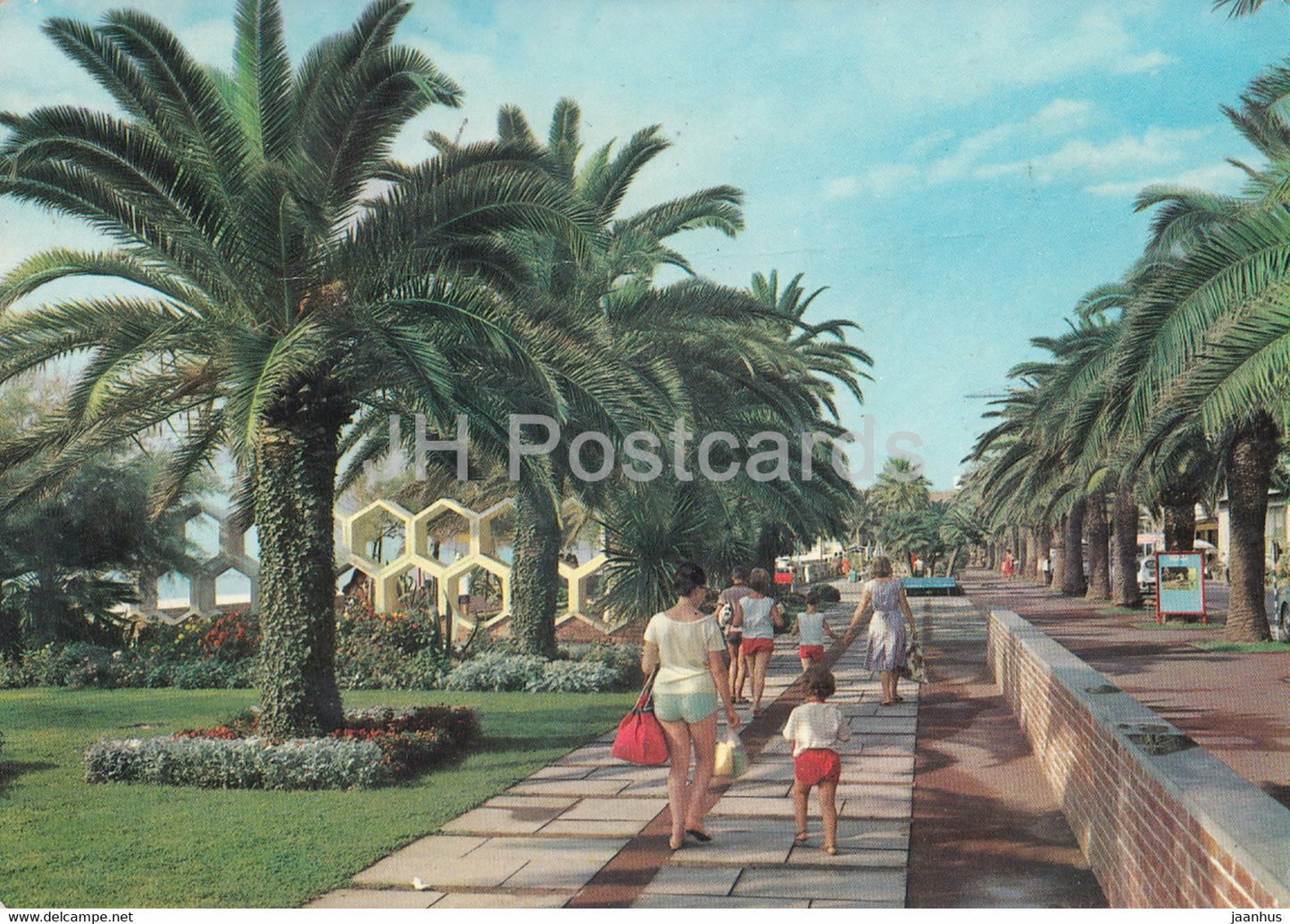 Rivera delle Palme - Pietraligure - Passeggiata - promenade - 1965 - Italy - Italia - used - JH Postcards