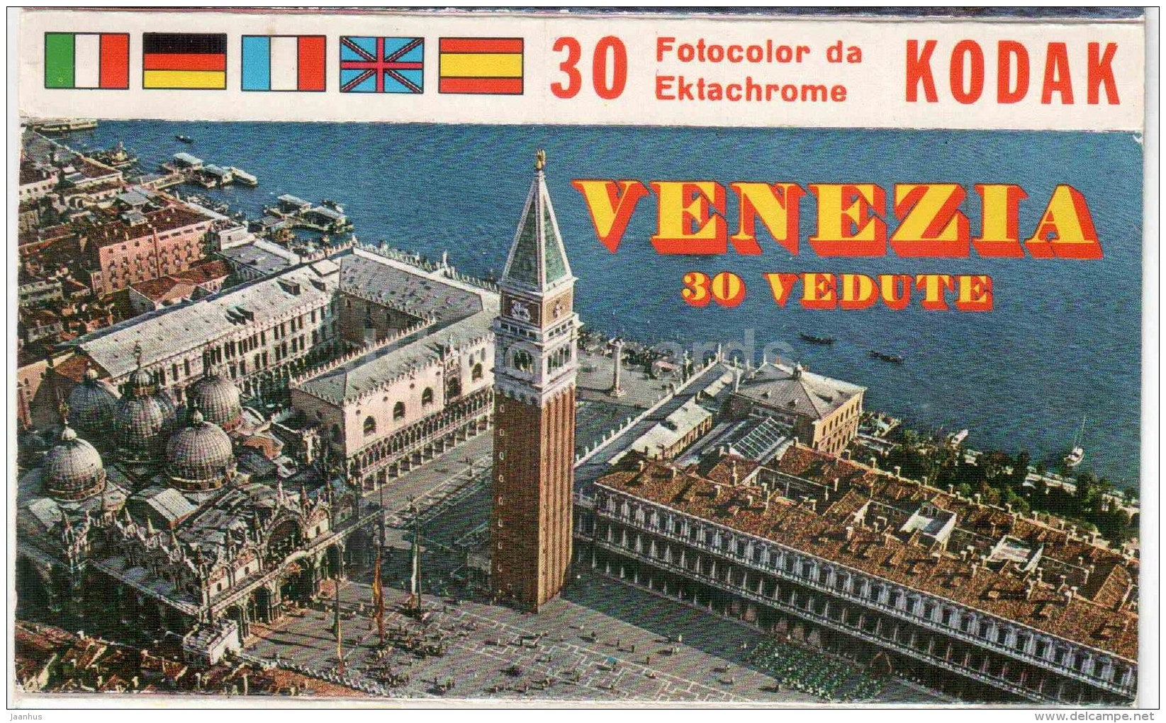 mini photo book with 30 photos - leporello - Venezia - Venice - Italy -unused - JH Postcards