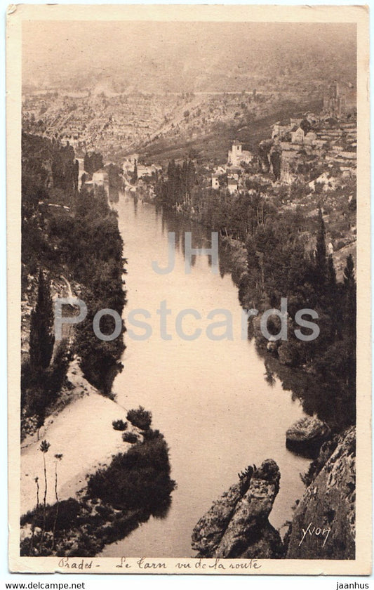 Prades - Le Tarn vu de la Route de Sainte Enimie - Gorges du Tarn - 29 - old postcard - France - unused - JH Postcards