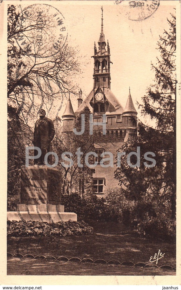 Toulouse - Jardin et Donjon du Capitole - Pyrenees Ocean - 112 - 1938 - old postcard - France - used - JH Postcards