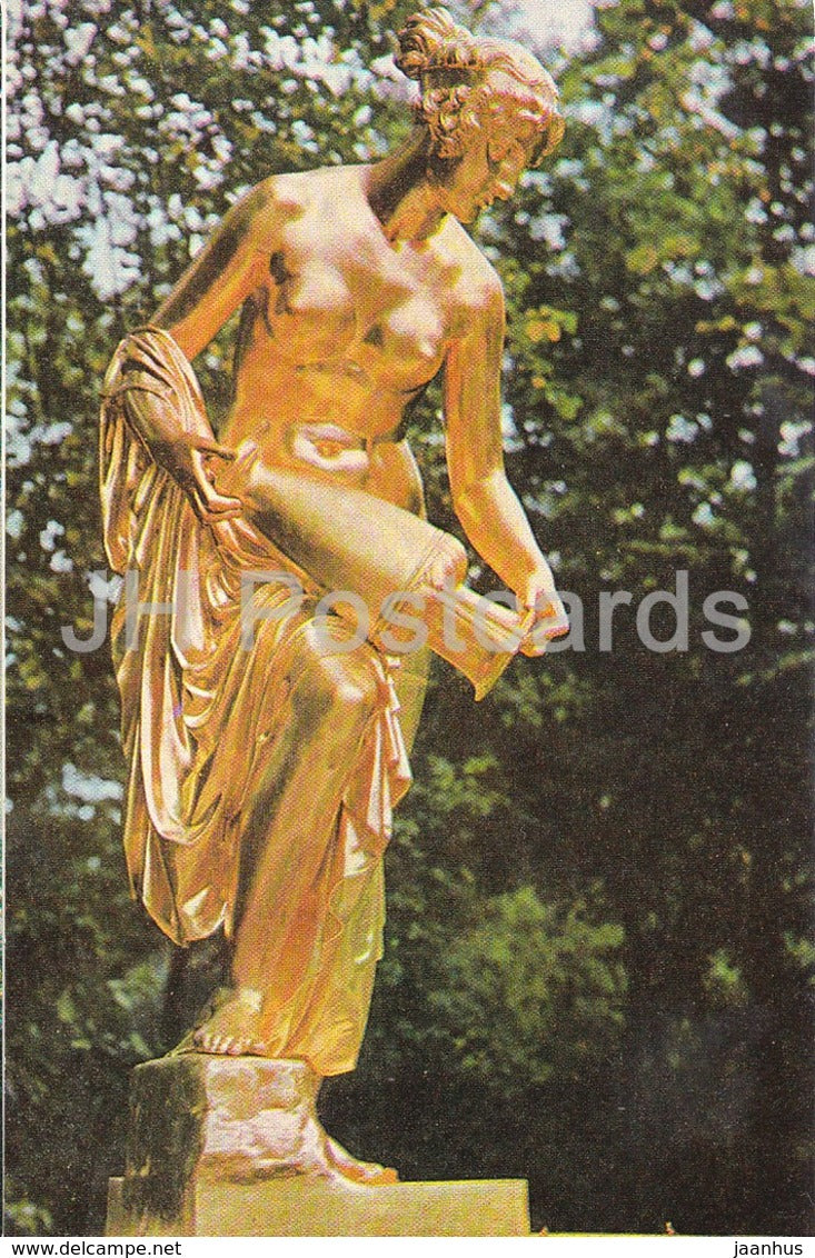 Petrodvorets - Danaide Fountain - 1974 - Russia USSR - unused - JH Postcards