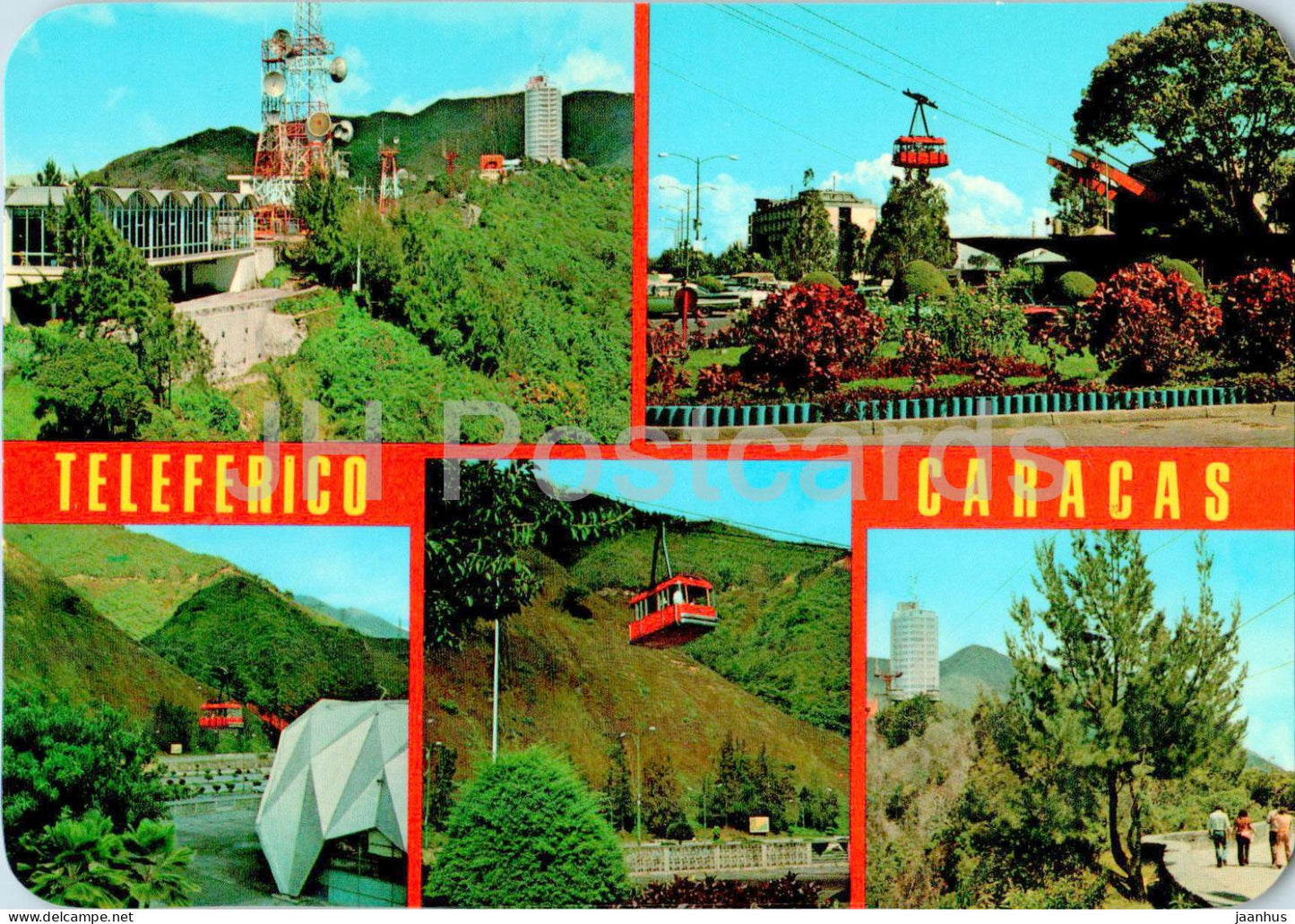 Teleferico Caracas - multiview - cable car - 1772/21 - Venezuela - used