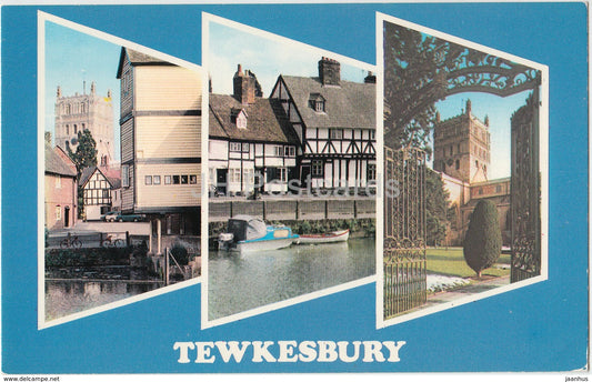 Tewkesbury - multiview - PLX6646 - 1985 - United Kingdom - England - used - JH Postcards