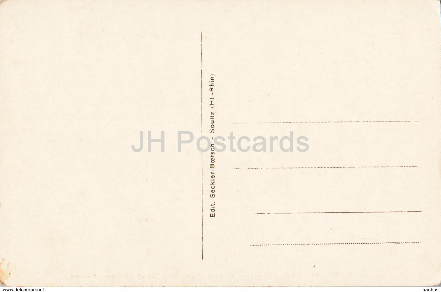 Pelerinage de Thierenbach - Vue generale au fond l'Etabl de Curse Ste Anne - old postcard - France - unused