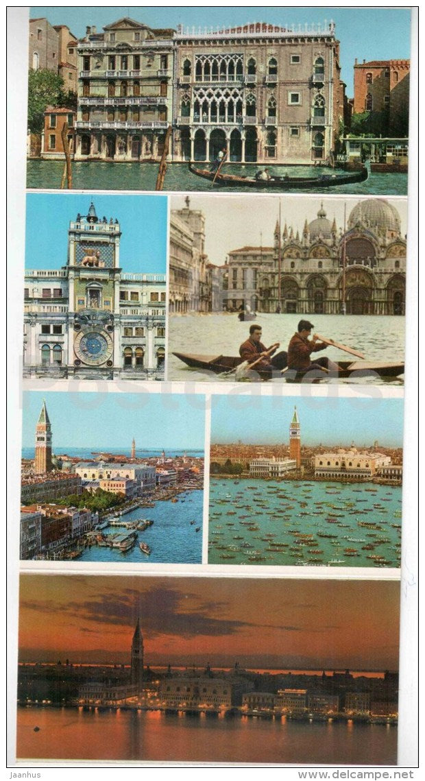 mini photo book with 30 photos - leporello - Venezia - Venice - Italy -unused - JH Postcards