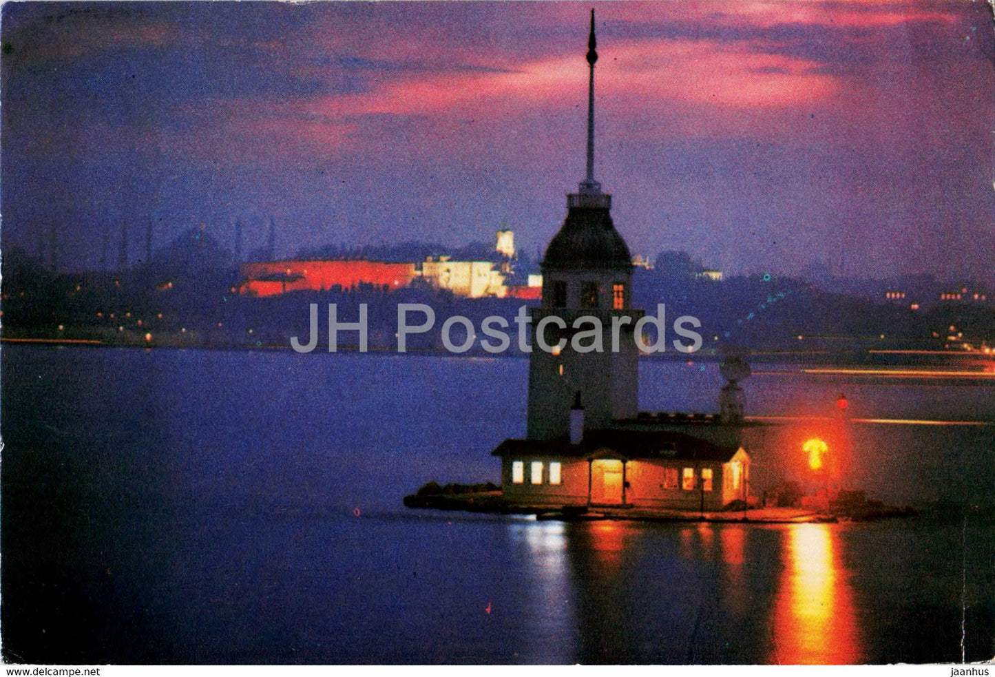 Istanbul - Tower of Leander - Hitit - Turkey - used - JH Postcards
