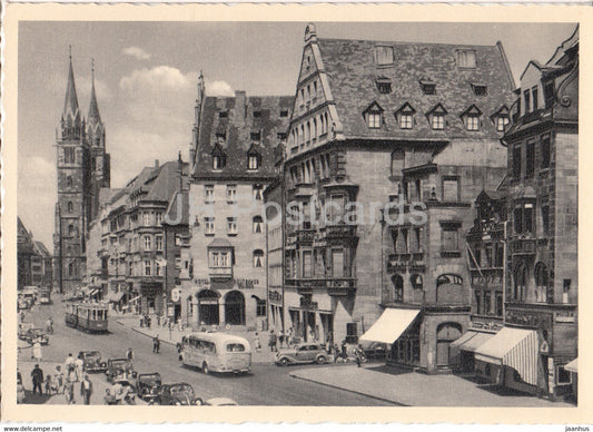 Nurnberg - Die Konigstrasse - bus - tram - 423 - Germany - unused - JH Postcards