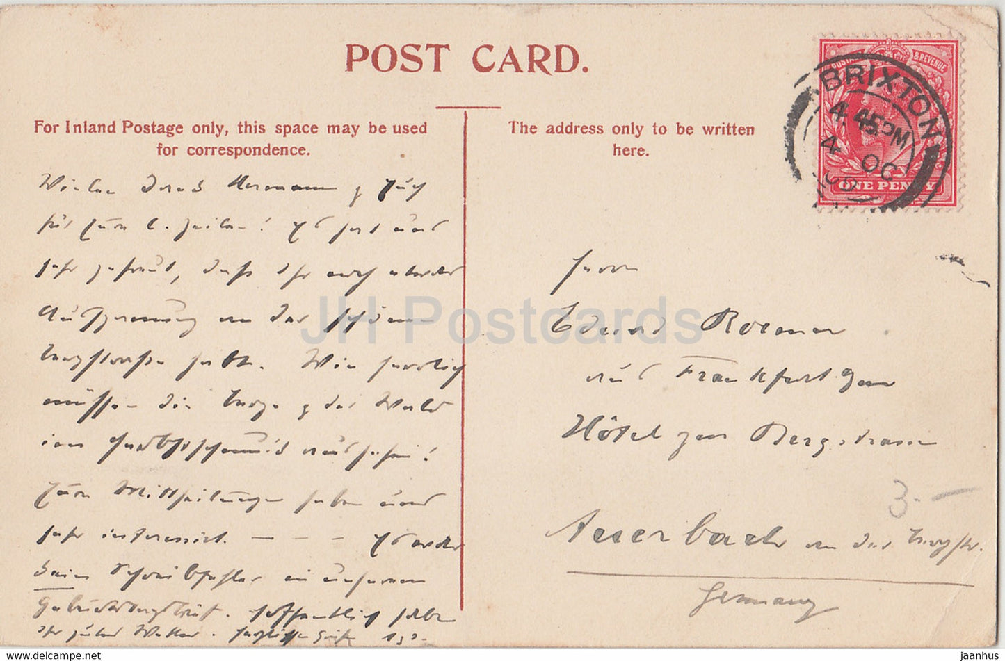 London - The Tower of London - old postcard - England - United Kingdom - used