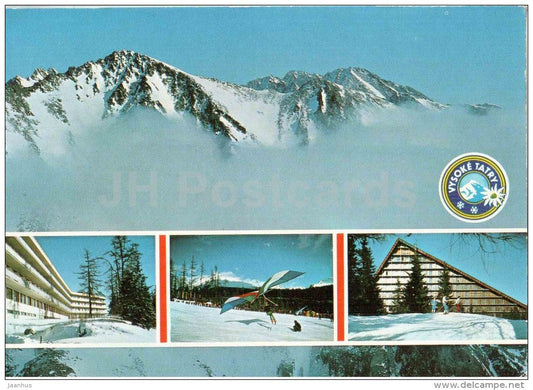 Strbske Pleso - Mala Basta - Patria - Gerlachovsky - Vysoke Tatry - High Tatras - Czechoslovakia - Slovakia - used 1981 - JH Postcards