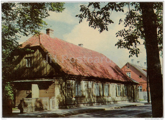 Estonian poet L. Koidula Museum - Pärnu - 1971 - Estonia USSR - unused - JH Postcards
