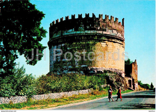 Roma - Rome - Tomba di Cecilia Metella - Tomb of Cecilia Metella - ancient world - 235 - Italy - unused - JH Postcards