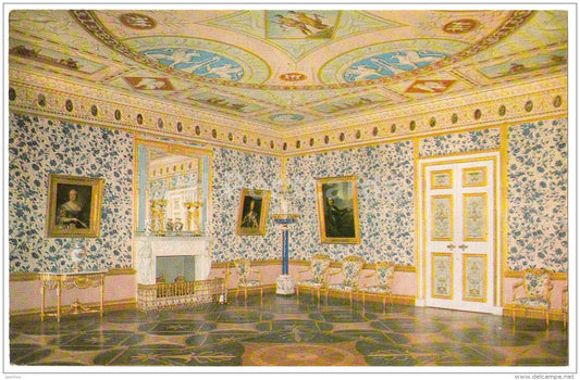 The Blue Drawing Room - Catherine Palace Museum - Pushkin - 1978 - Russia USSR - unused - JH Postcards