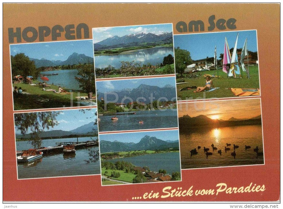 Hopfen am See , Im Ferienparadies Ostallgäu - 127/193 - Germany - 1994 gelaufen - JH Postcards