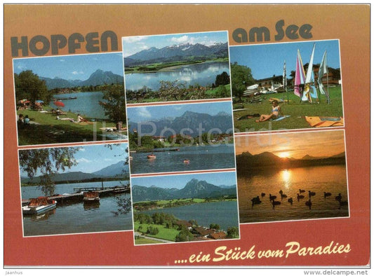 Hopfen am See , Im Ferienparadies Ostallgäu - 127/193 - Germany - 1994 gelaufen - JH Postcards
