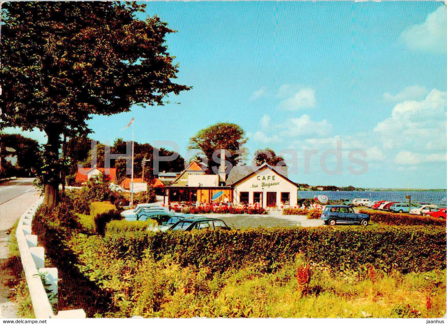 Cafe Hos Bageren - Sonderhav - 1972 - Denmark - used - JH Postcards
