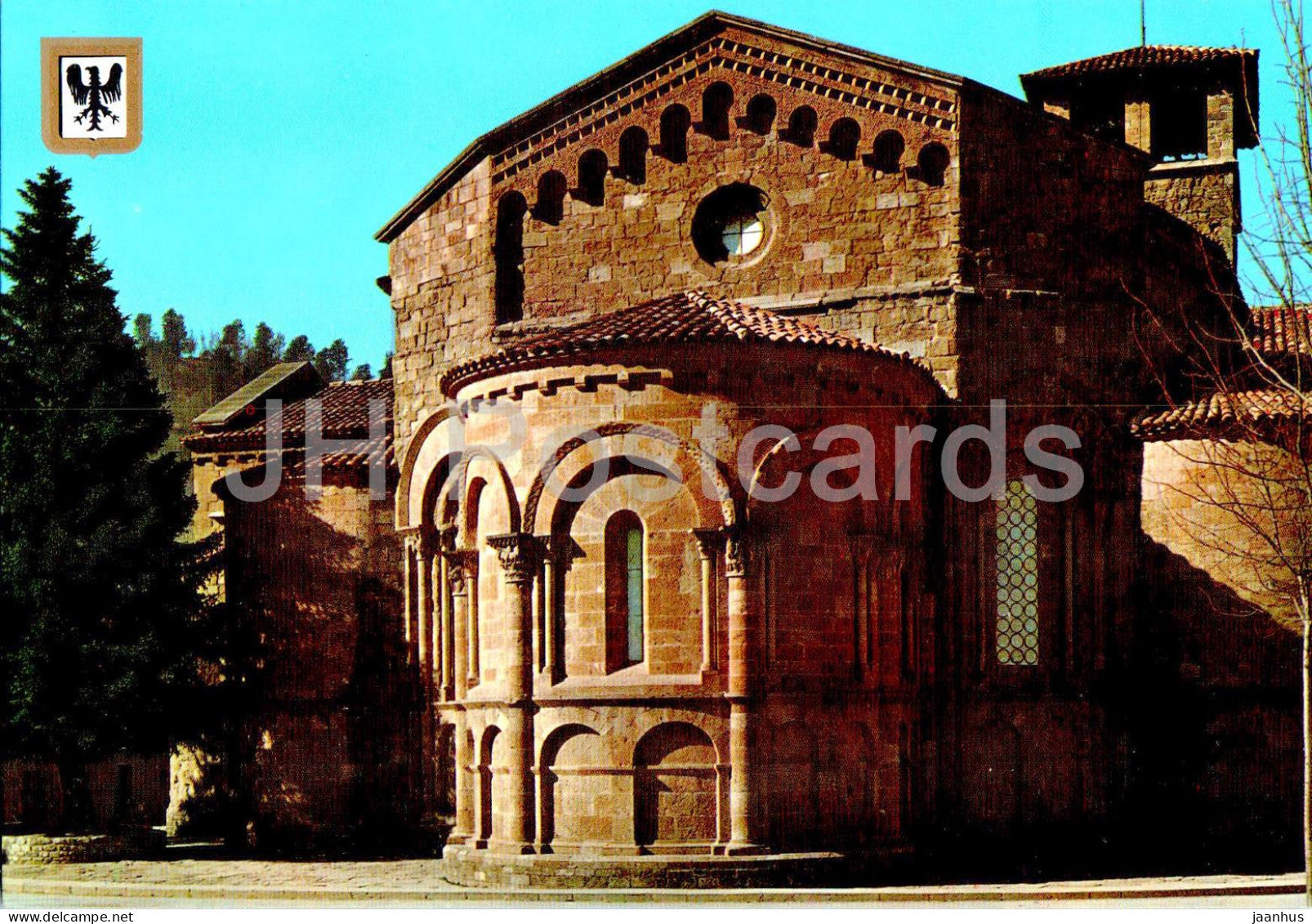 Monestir de Sant Joan de les Abadesses - Absis principal del Monestir - monastery's principal apsis - 6 - Spain - unused - JH Postcards