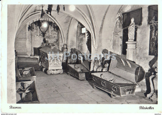 Bremen - Bleikeller - old postcard - 1956 - Germany - used - JH Postcards
