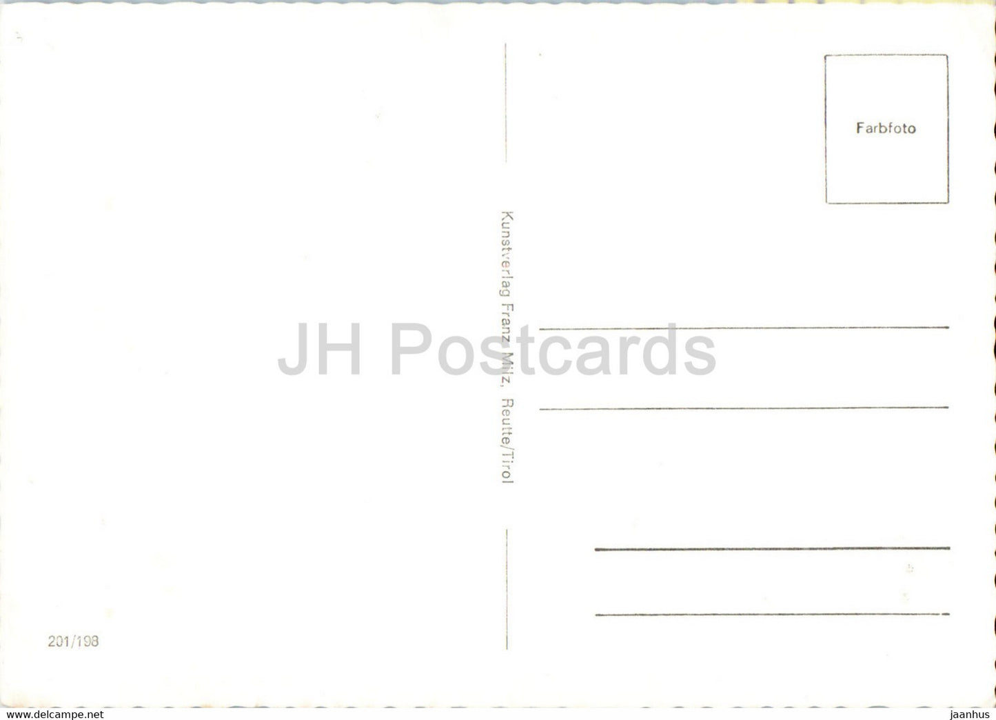 Feriengrüsse aus Reutte - Tirol - Österreich - unbenutzt