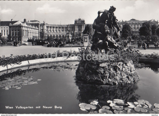 Wien - Vienna - Volksgarten mit Neuer Burg - 1969 - Austria - used - JH Postcards