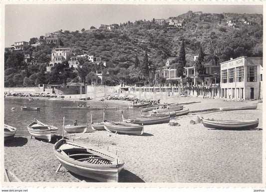 Taormina - Spiaggia di Mazzaro - boat - beach - Italy - unused - JH Postcards