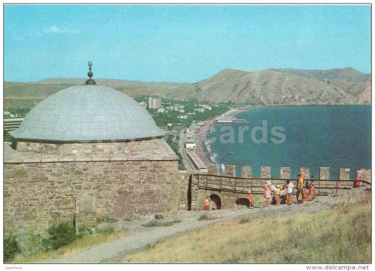 Genoese fortress - postal stationery - Sudak - Krym - Crimea - 1981 - Ukraine USSR - unused - JH Postcards
