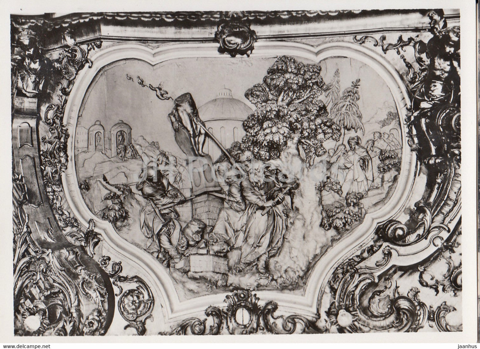 Kathedrale St Gallen - cathedral - 13 - old postcard - Switzerland - unused - JH Postcards