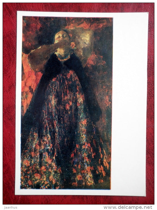 Painting by F. Malyavin - Wench . 1903 - russian art - unused - JH Postcards