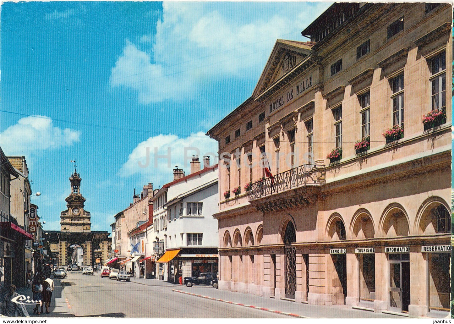 Pontarlier 837 m - L'Hotel de Ville - hotel - France - 1973 - used - JH Postcards