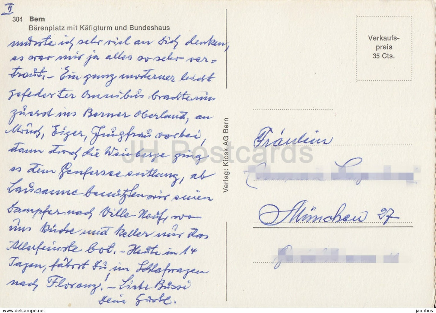 Bern - Barenplatz mit Kafigturm und Bundeshaus - cars - 304 - Switzerland - used