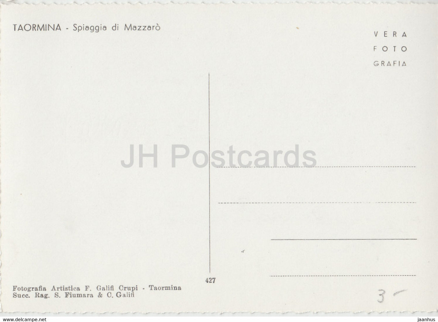 Taormina - Spiaggia di Mazzaro - boat - beach - Italy - unused