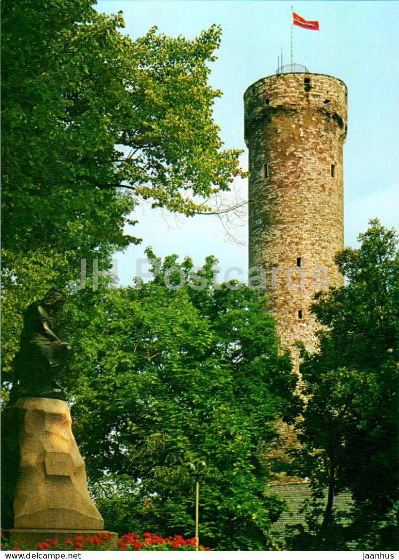 Tallinn - Pikk Hermann tower - Intourist - Estonia USSR - unused - JH Postcards