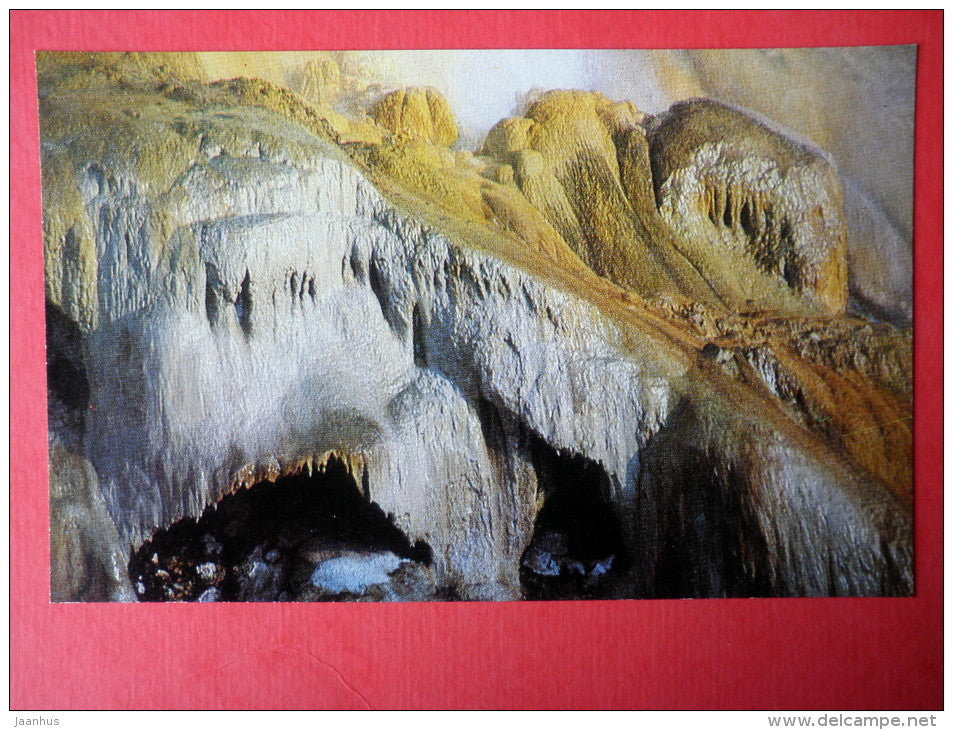 Geyser Malakhitovyi . Geyser valley - Kamchatka - 1981 - Russia USSR - unused - JH Postcards